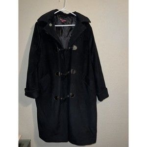 Jessica London Womens SIZE 16 Wool Coat with Hood